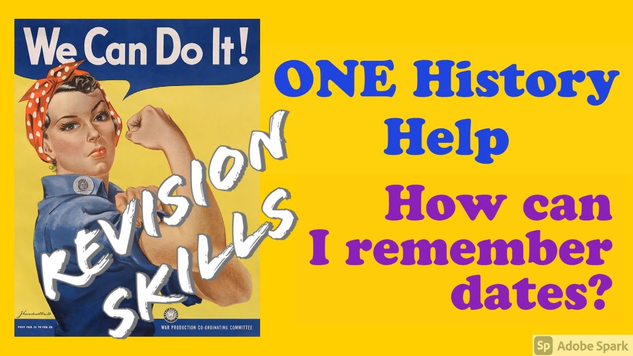 GCSE History Revision: How can I remember dates? #onehh