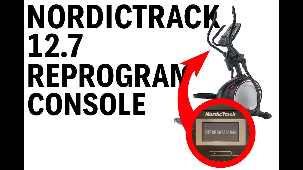 How to Reprogram a NordicTrack 12.7 Console  Works on 2010s iFit Models!
