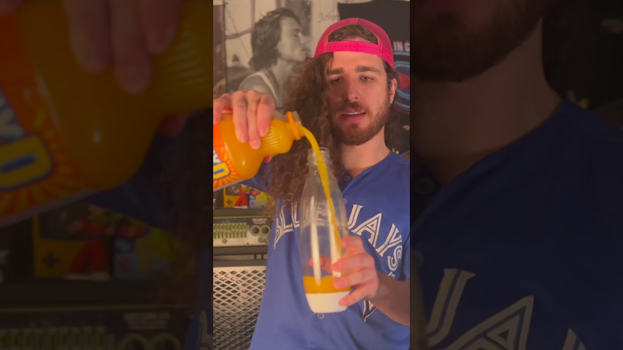 I used a SodaStream to make Sunny D Fizzy #sodastream #recipe #sunnyd