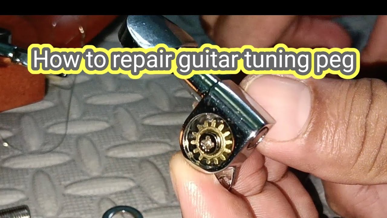 How to repair guitar tuning pegs 