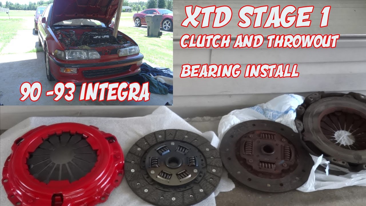 EBAY CLUTCH INSTALL ON 90 - 92 ACURA INTEGRA AND THROW OUT BEARING