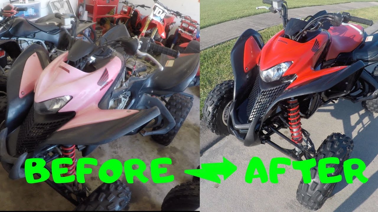How To Spray Paint ATV Plastics
