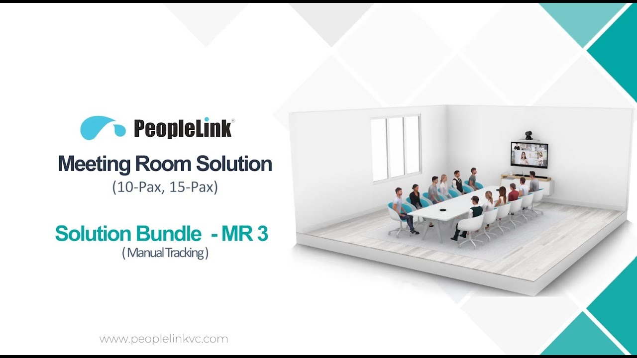 The Complete Conference Room with Full Audio Reach | PeopleLink MR3 Bundle