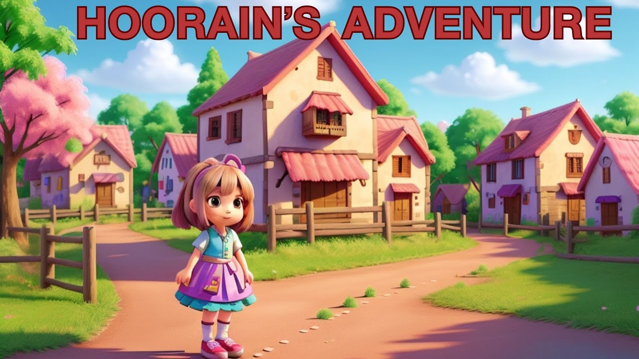 Hoorain's Adventure: Bedtime Kids Story🌈| English Fun Story For Kids | Vocabulary | Learn English