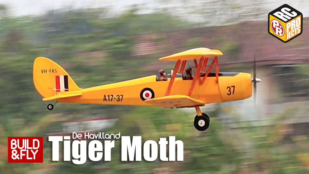 DIY Tiger Moth RC Biplane for FPV