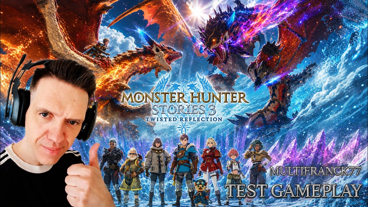 MONSTER HUNTER STORIES 3 TWISTED REFLECTION TEST GAMEPLAY XBOX SERIE S/X.😄⚔️