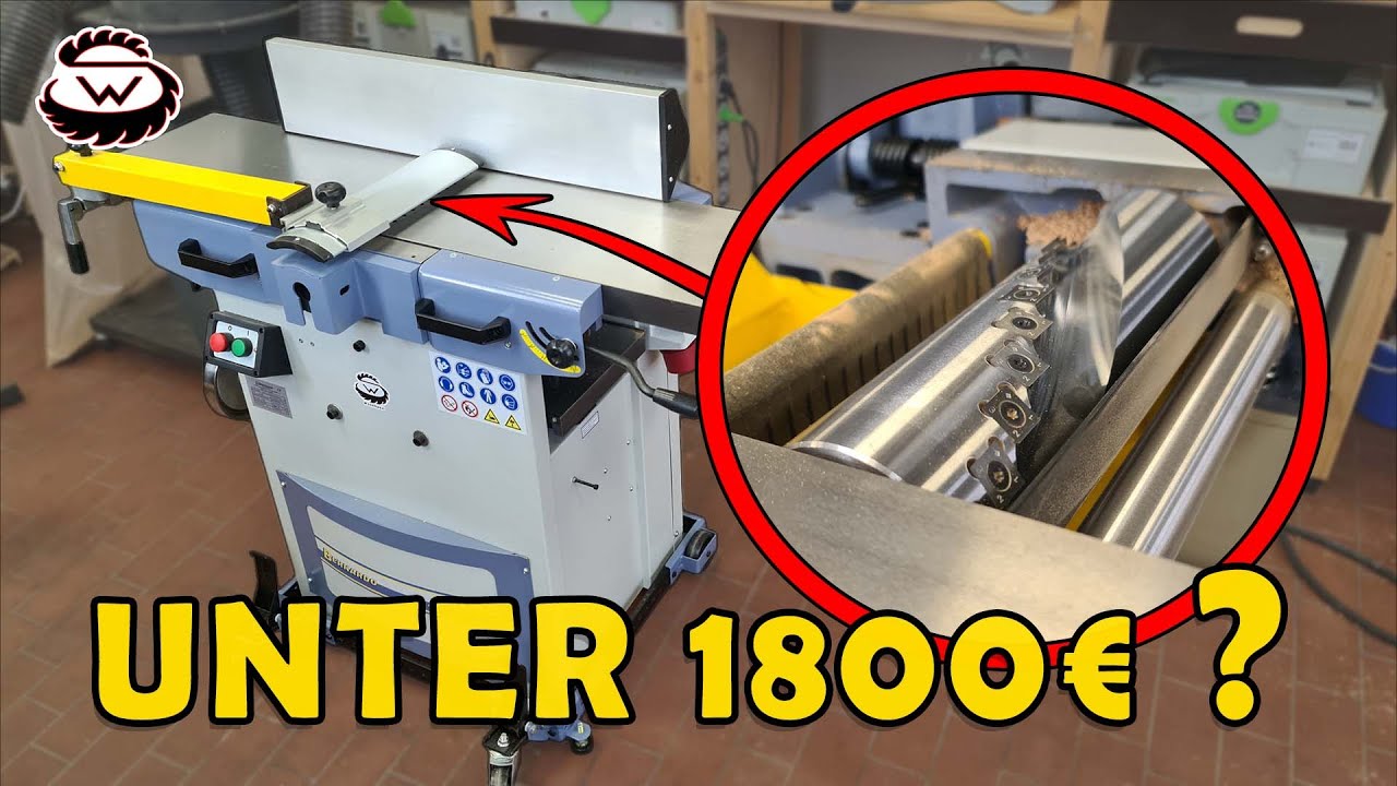 HOBELMASCHINE mit SPIRALHOBELWELLE für unter 1800€ ??? 🤯