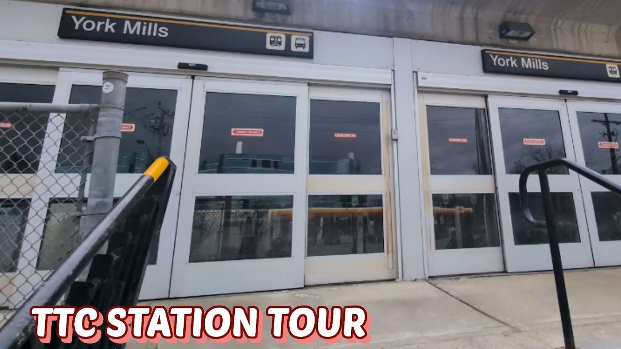 TTC York Mills Station Walkthrough: Entrances, Platforms, & Bus Terminal