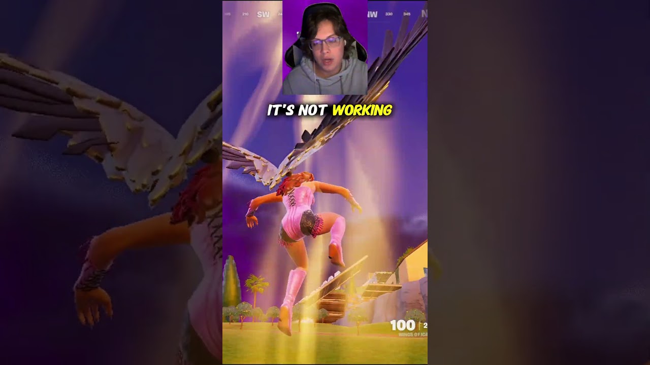 Крылья в Fortnite сломаны.