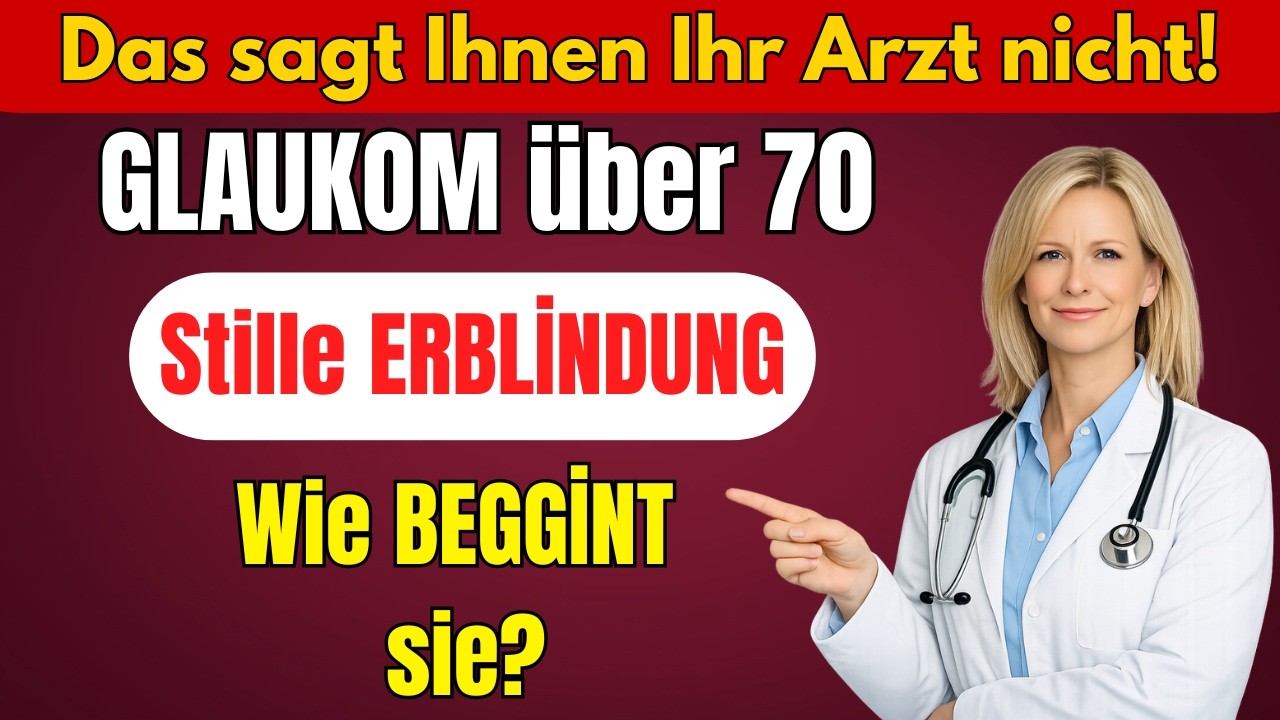 Glaukom über 70: Wie beginnt die stille Erblindung?