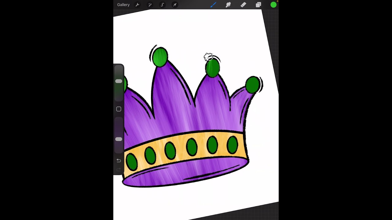 Mardi Gras Clipart in Procreate