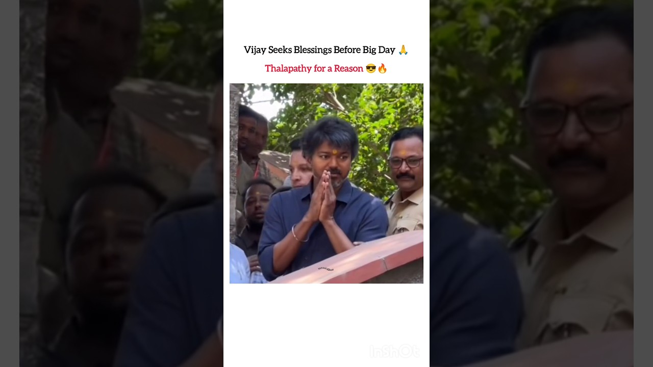 Thalapathy at Shirdi before results 🙏#vijaythalapathy #election #result #viral