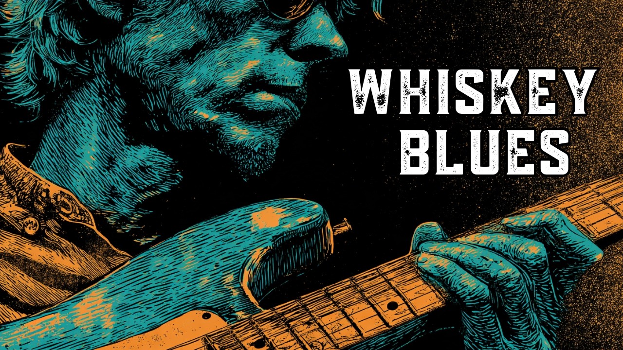 Blues Instrumental 🥃 Midnight Whiskey Bar Blues (No Vocals) | Relax & Unwind 🌙| Vol 10