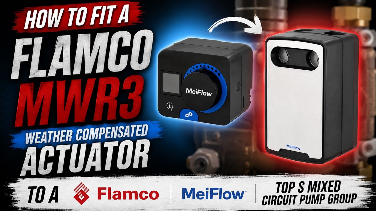 How to fit a Flamco MWR3 Weather Compensated Actuator to a MeiFlow Top S Mixed Circuit Pump Group