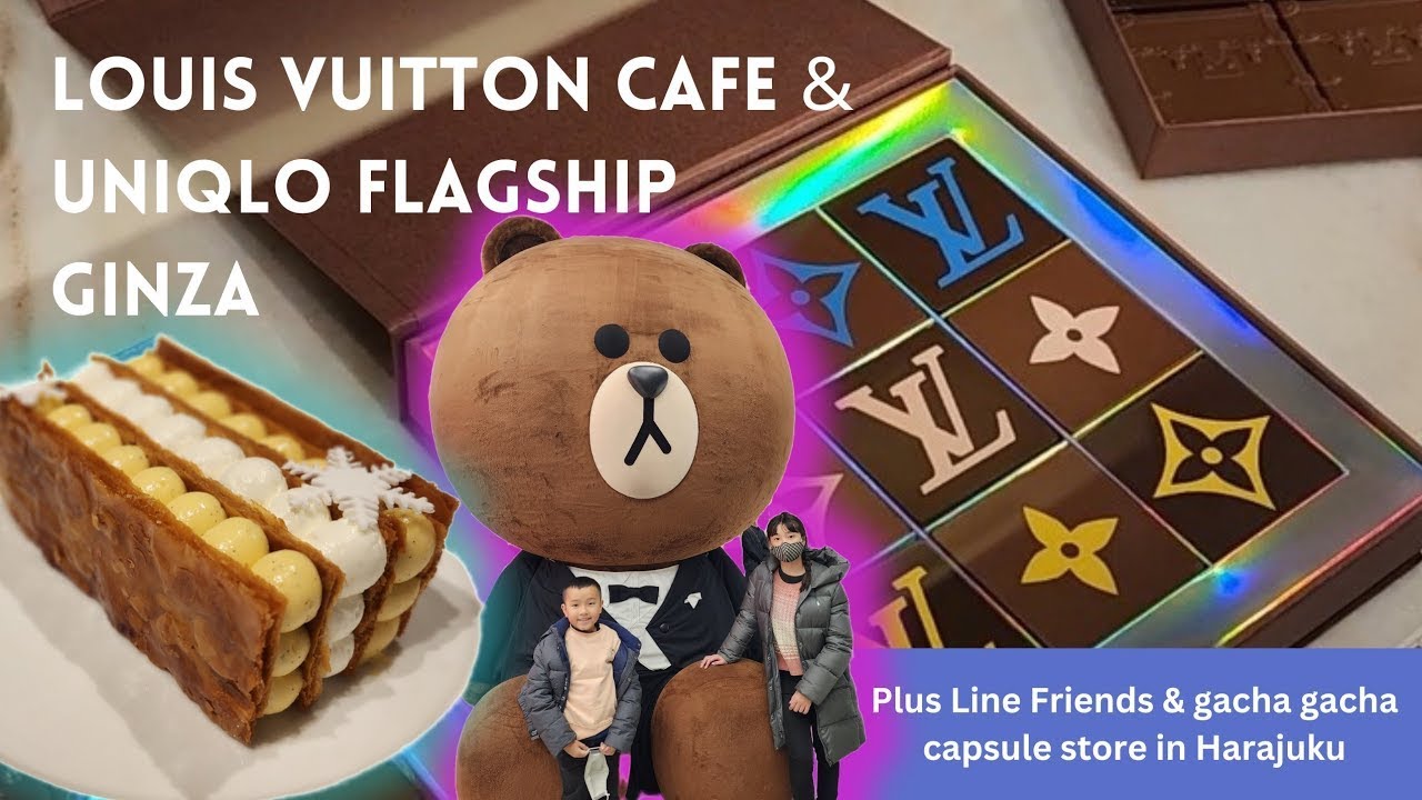 Japan Day 6: Louis Vuitton Cafe, Uniqlo Flagship Ginza & Gacha Gacha Store
