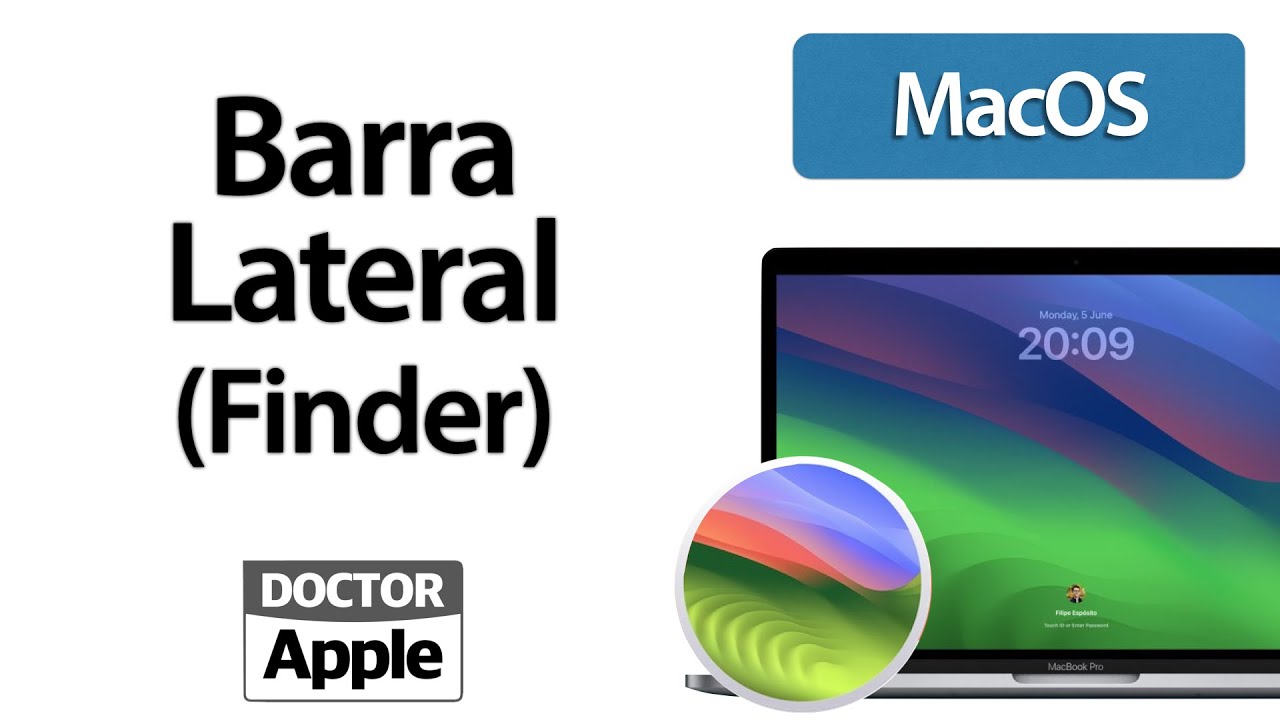 Curso Apple Mac - Barra Lateral do Finder DoctorApple