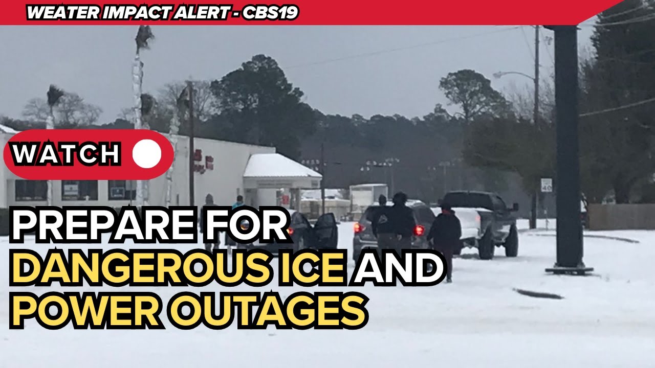 Ice Storm Warning: Dangerous Ice, Power Outages & Road Closures for East Texas