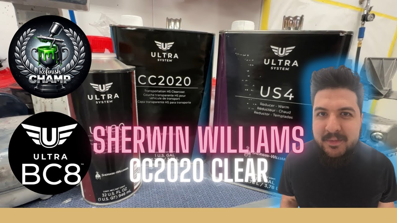 Painting a Blue Toyota Corolla using Sherwin Williams CC2020 Clearcoat