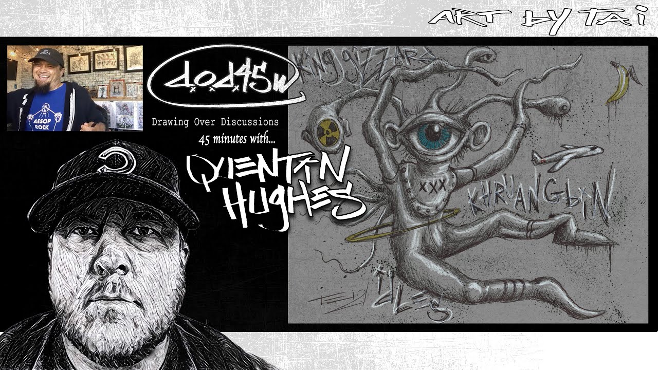 🎧 DRAWING EYEBALL-HEADED MADNESS WHILE GETTING SCHOOLED ON MUSIC 🎶