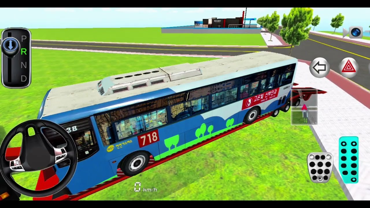 School Bus Loading on Loader Truck | Heavy Vehicle Transport Process | Full Video - 3D Driving Class