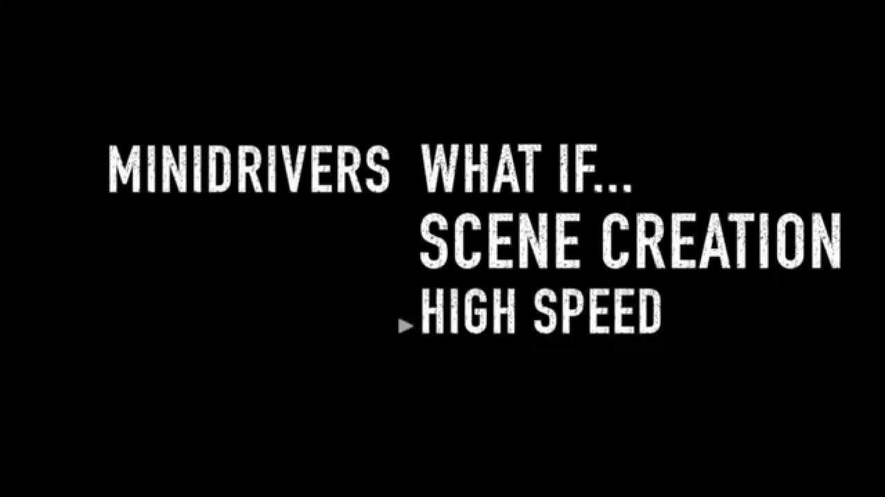 [HIGH SPEED VIDEO] What if... - Scene creation