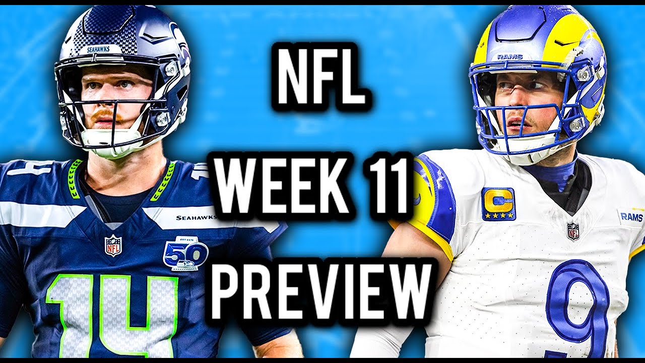 NFL Week 11 Preview