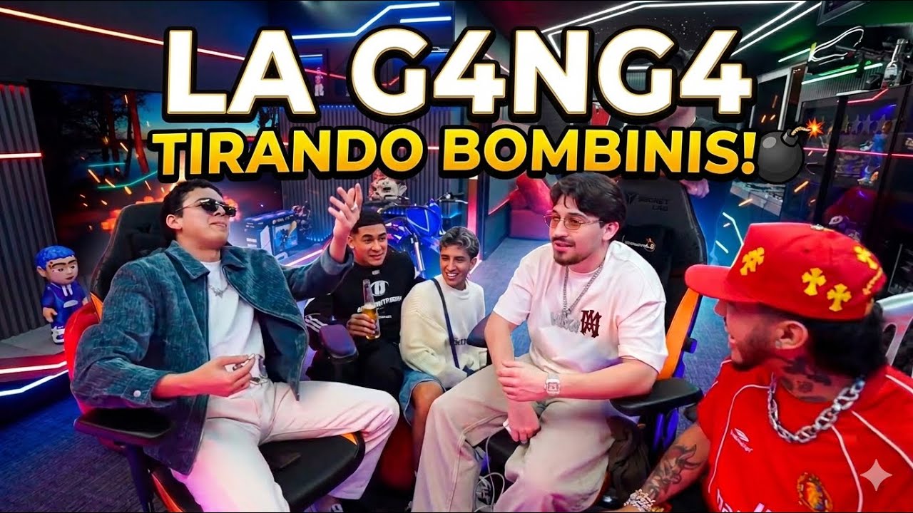La G4NG4 TIRANDO BOMBINIS Lonche Y Willito | LONCHE FES #lonche #willito #westcol #Samulx #chanty 