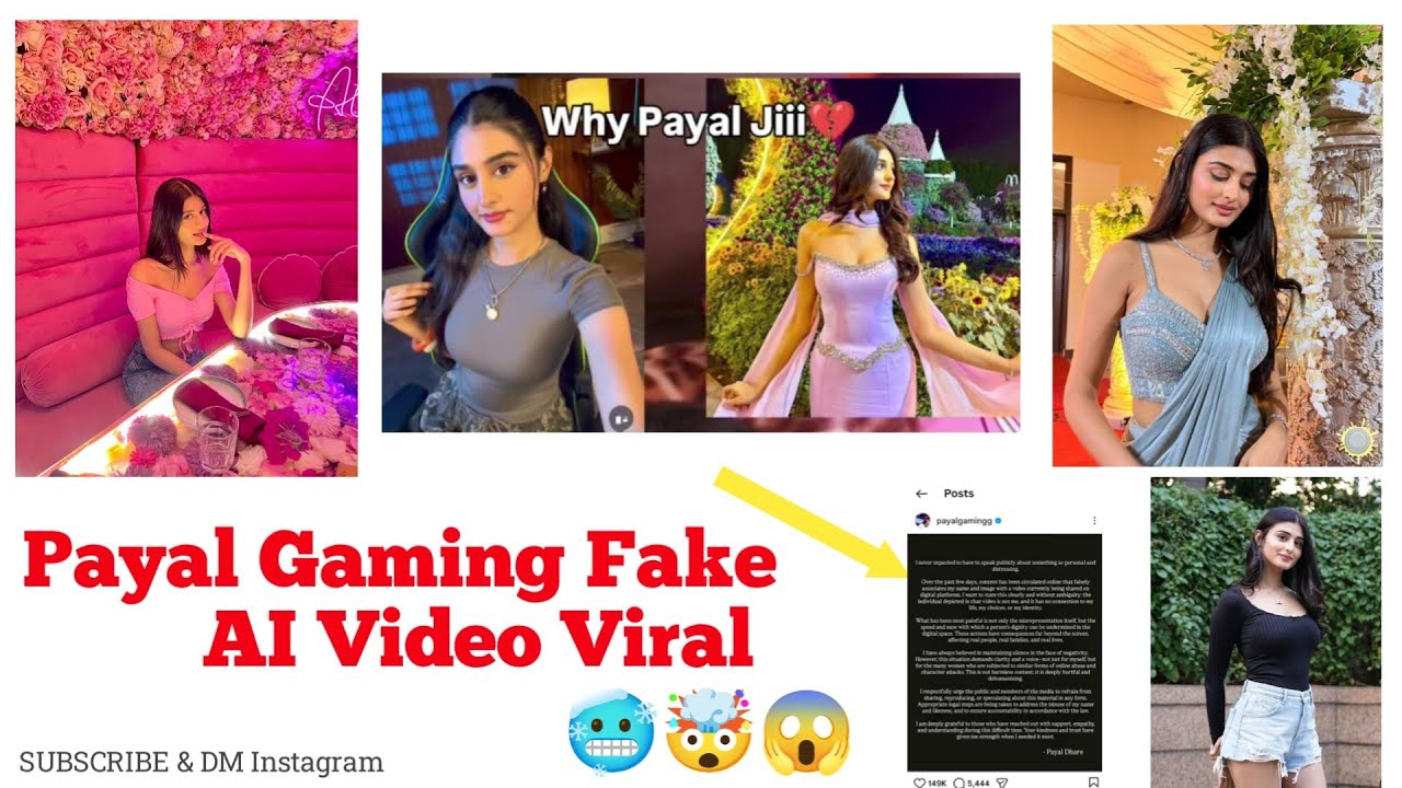 Payal Gaming Fake AI Private Video Viral | india Number-1 Women E-Sports Player Payal Gaming