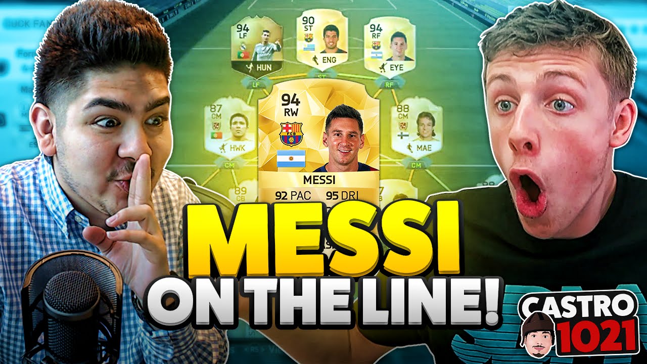 MESSI ON THE LINE VS WROETOSHAW! FIFA 16 ULTIMATE TEAM