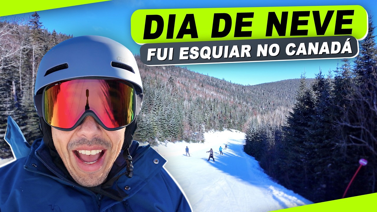 Você piscou e eu já estava no Canadá. 🇨🇦 Vlog de Férias com Ski #macmasi #clubmed