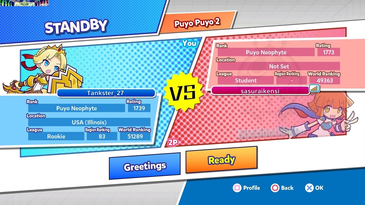Puyo Puyo Champions, But I Bullied Another New Player 
