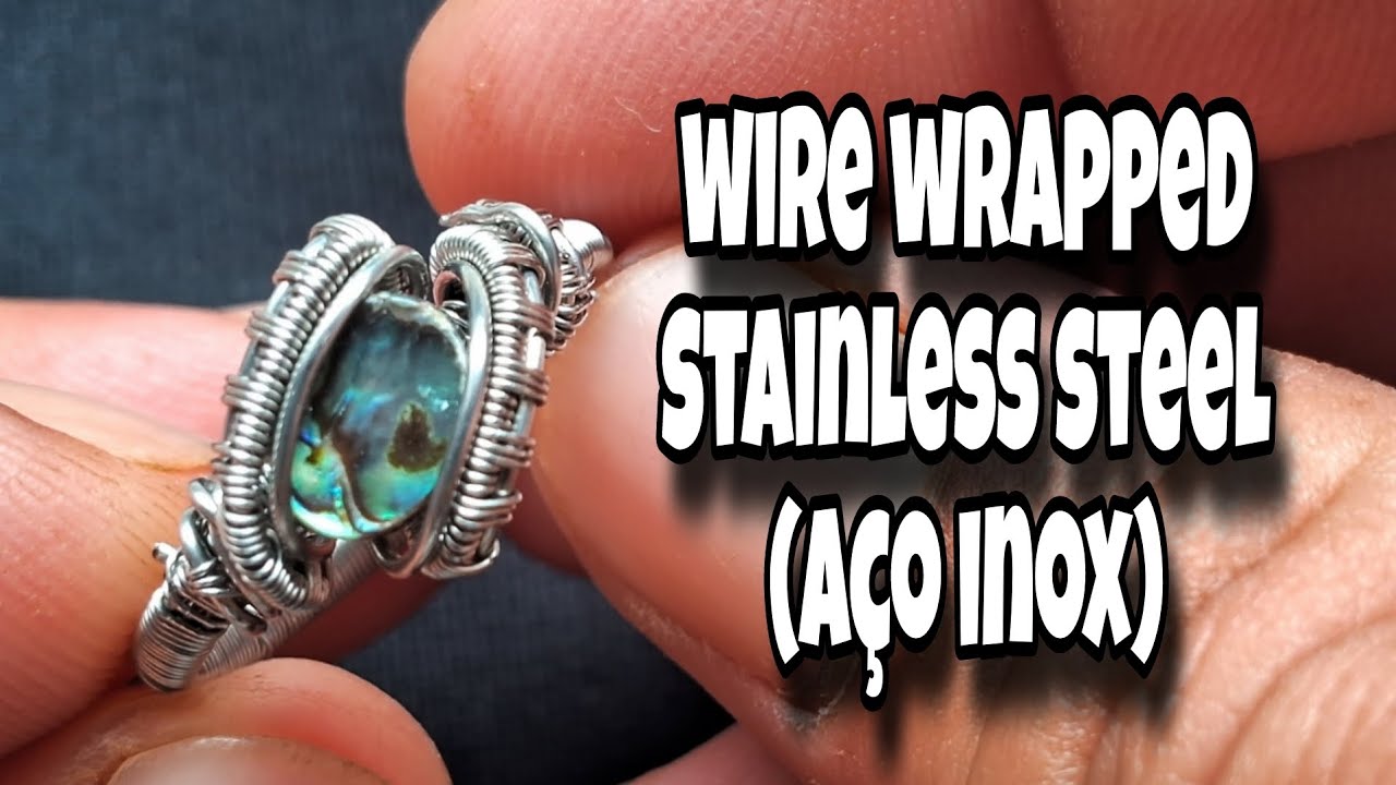 Wire wrapped stainless steel wire wrap tutorial aço inox