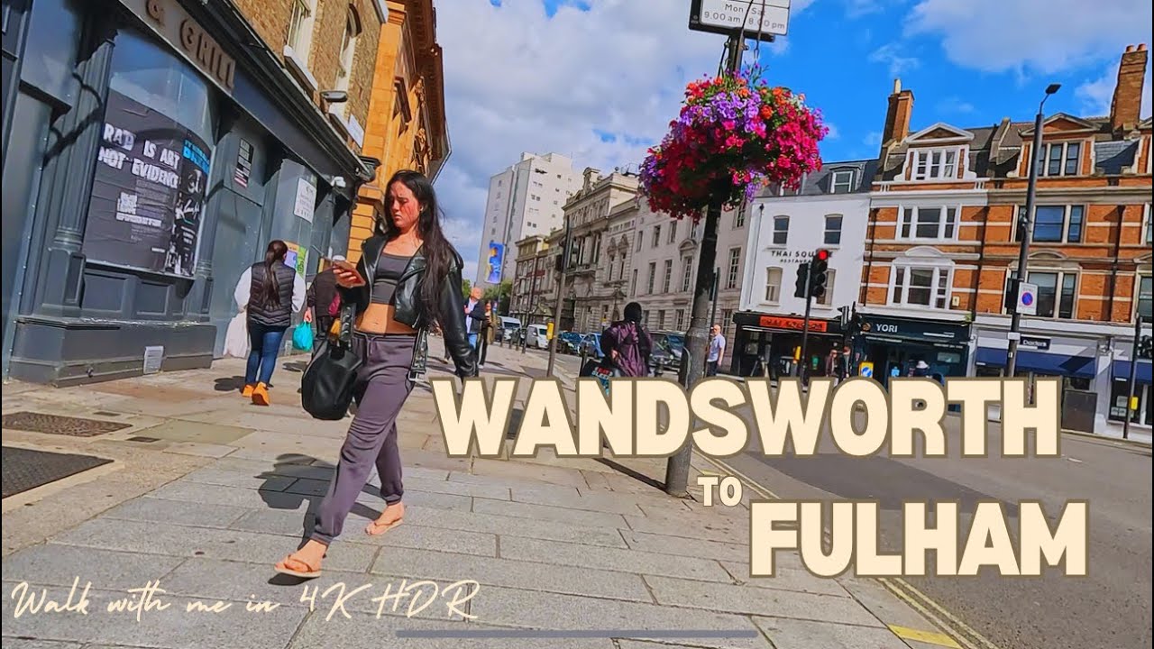 Exploring Wandsworth to Fulham | Scenic Riverside Walk in London 🌿🏙️
