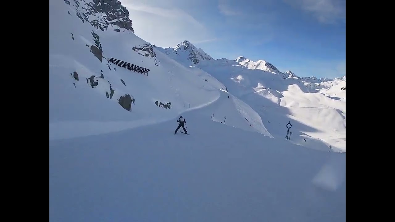 ski kaunertal kaunertal, ski 2024 lodowiec narty ośrodek tyrol , snowpark , blue slope , black slope