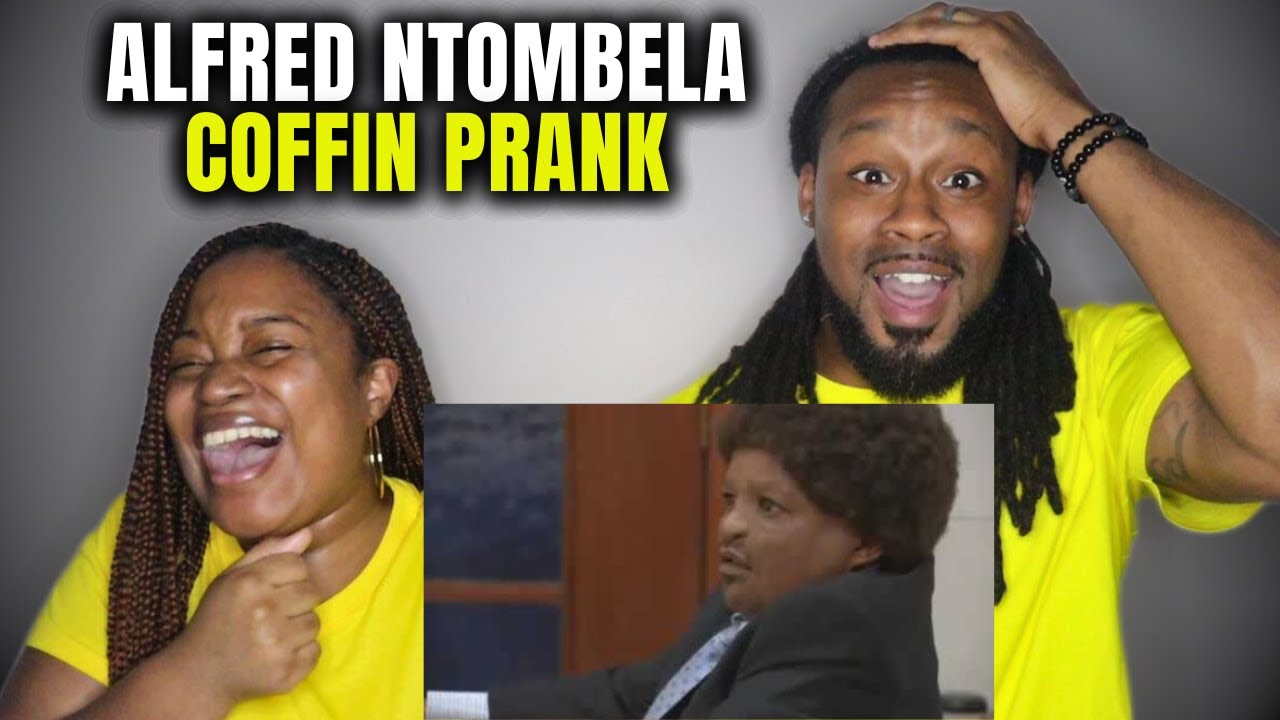 AMERICAN COUPLE FIRST TIME REACTION TO LEON SCHUSTER COFFIN PRANK!