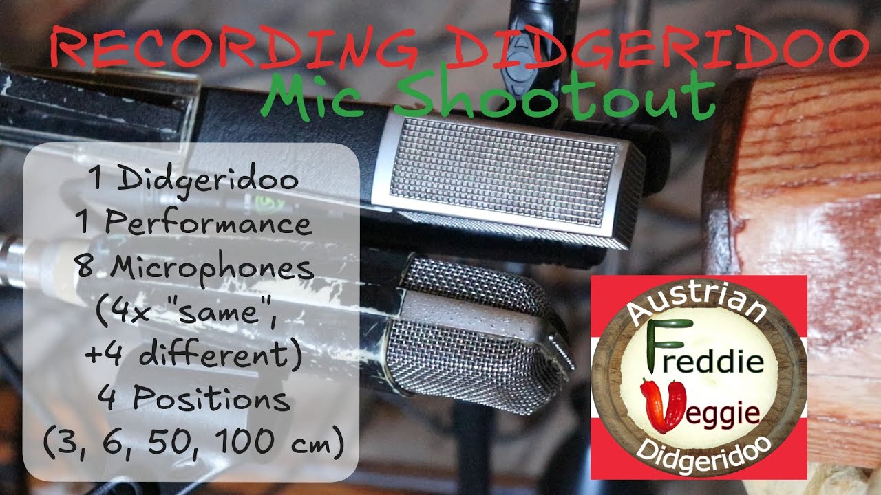 #recording #didgeridoo #howto 8x Mic Shootout