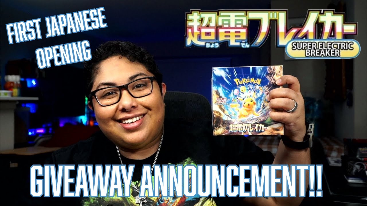 Opening Pokemon's SUPER ELECTRIC BREAKER and GIVEAWAY ANNOUNCEMENT!