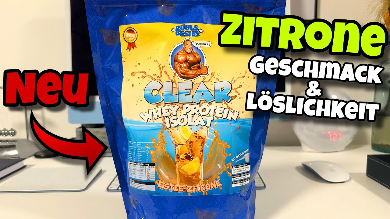 Clear Whey Eistee-Zitrone von Markus Rühl
