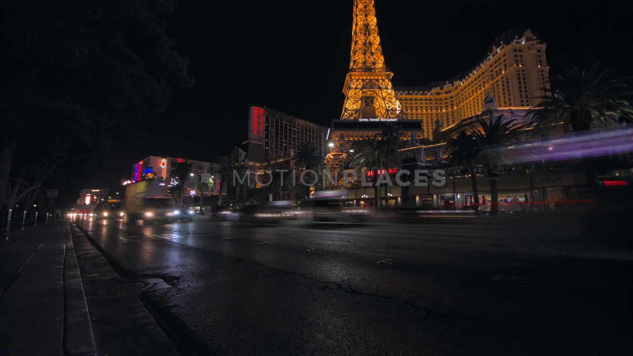 Las Vegas Street Timelapse Free Stock Footage