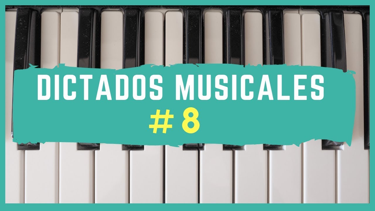 ✍  ♫ Dictado musical MELODICO  8  (Con solución) | Solfeando