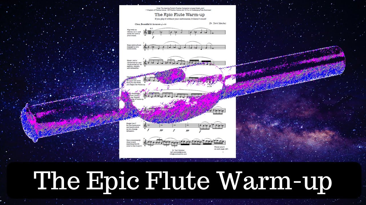 The Epic Flute Warm-up (with FREE downloadable PDF)