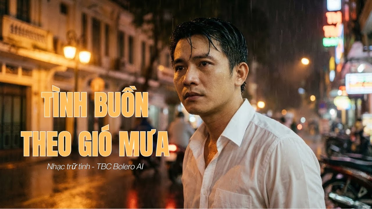 🎵 TÌNH BUỒN THEO GIÓ MƯA – Bolero Trữ Tình Buồn | TBC BOLERO AI