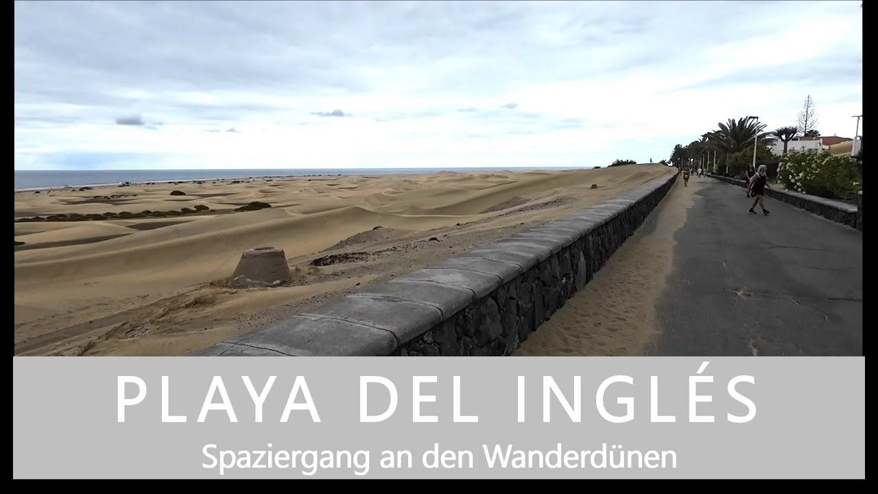 GRAN CANARIA / MASPALOMAS Spaziergang an den Wanderdünen