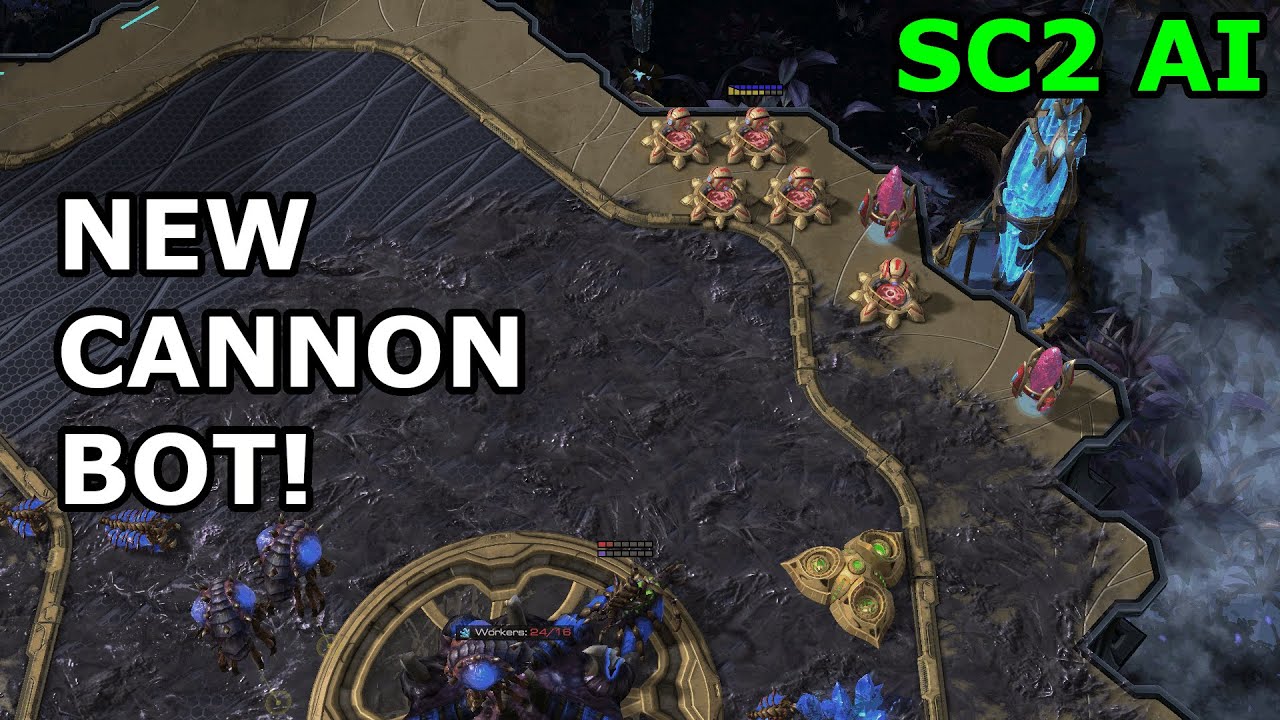 CANNON BOT! - Creepy_cannon vs Princess-Mika - Starcraft 2 AI
