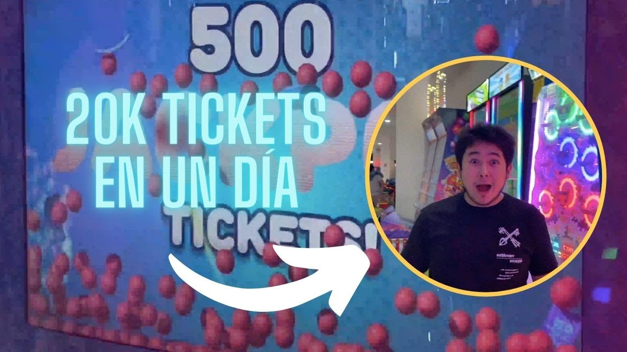 GANAMOS 20,000 TICKETS EN 1 DIA EN EL ARCADE
