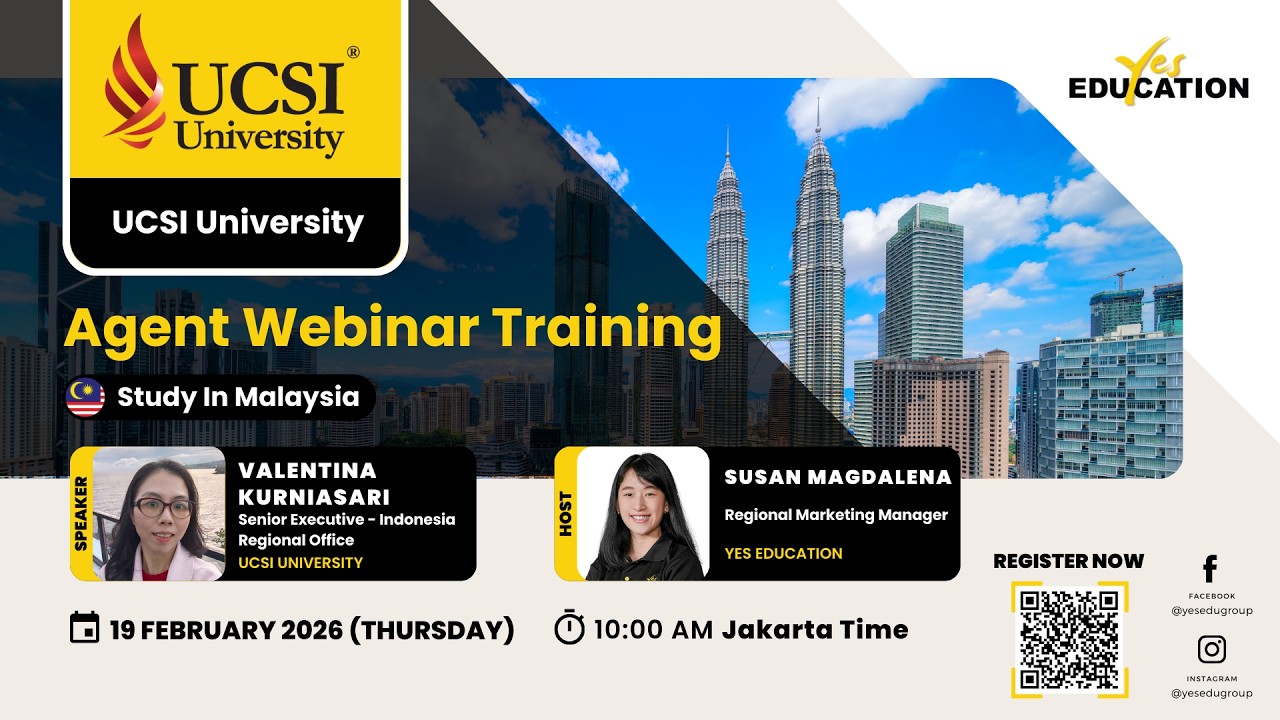 UCSI University Malaysia - Yes Education Agent Webinar Training