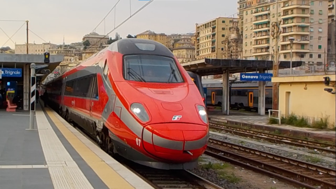 Il ritorno del ETR 600.07 in servizio è treni ordinari tra ICN e Oceanogate.