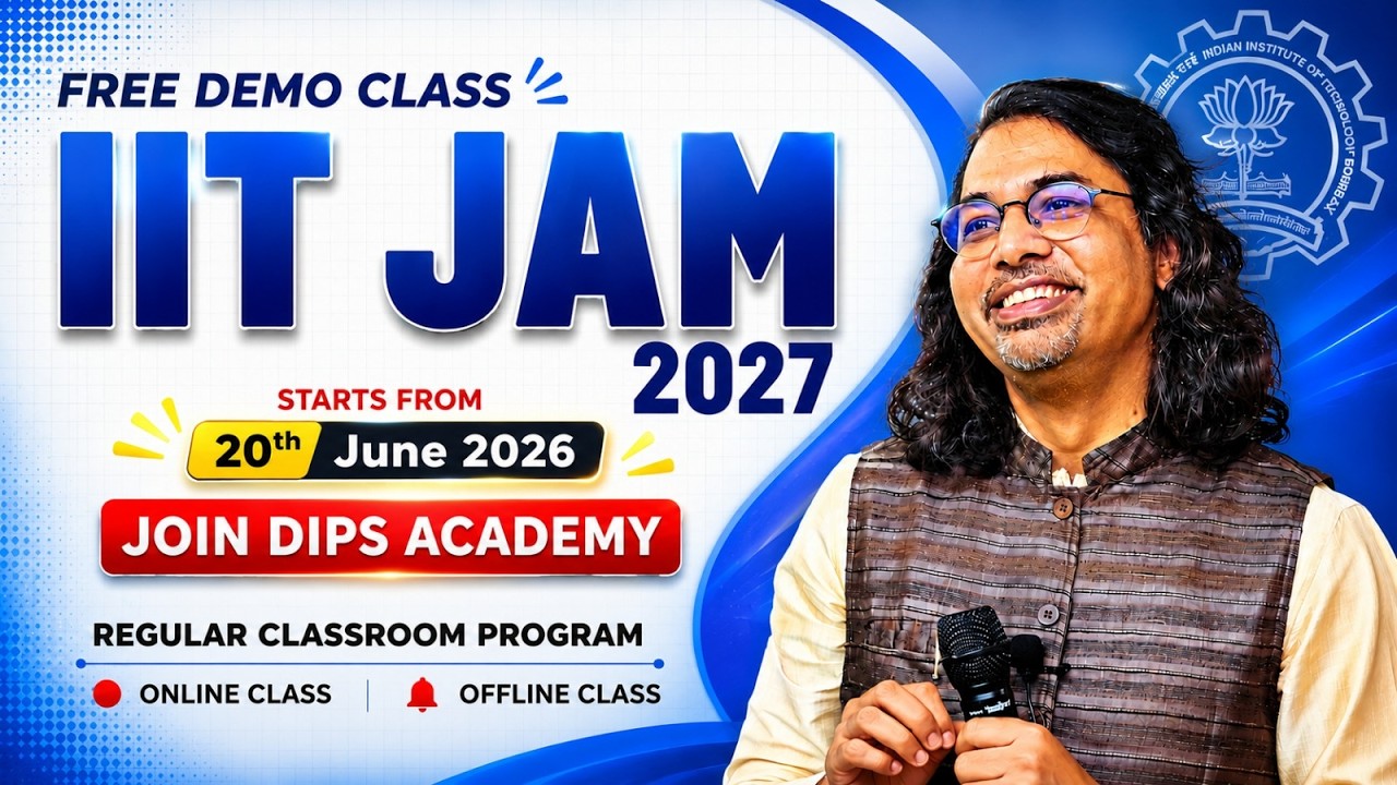 🚀 IIT JAM Mathematics 2027 | Admission Open | FREE Demo Class | 20th June 2026 | Join Now