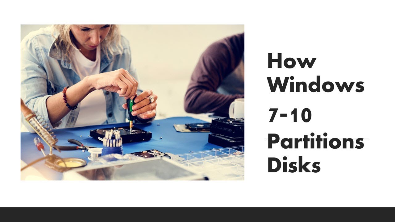 How Windows 7-10 Partitions Hard Disks
