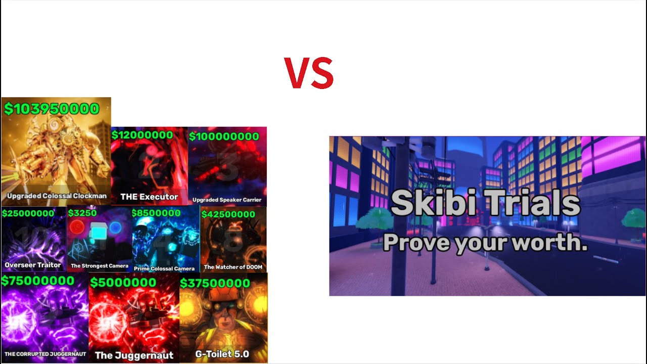 My team VS skibidi trial